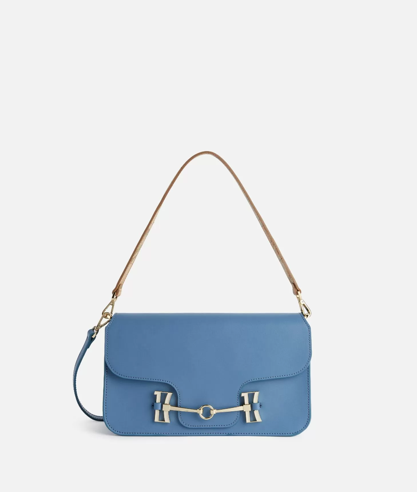 Denim discount baguette bag