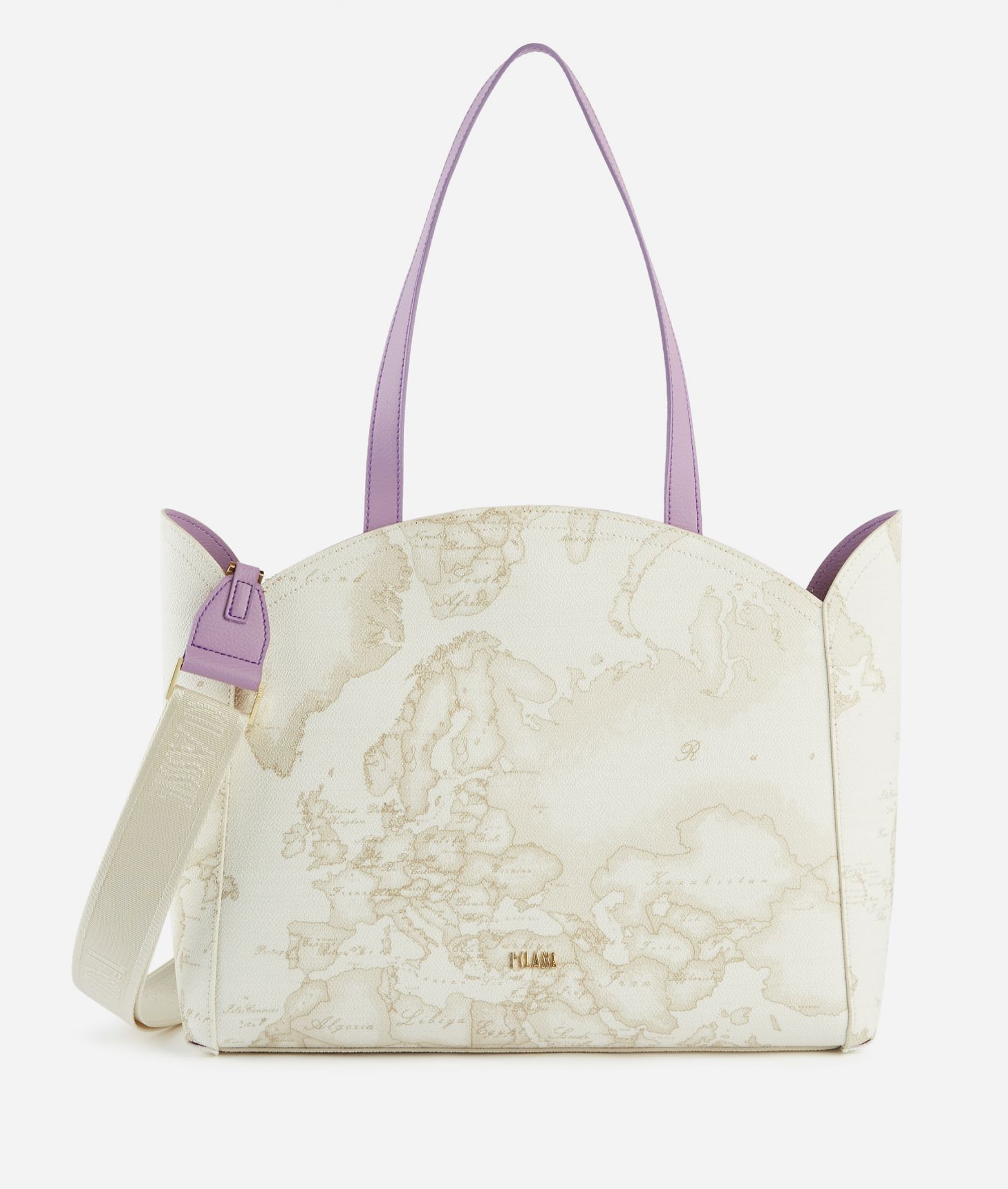 South Beach Bag shopper bag with crossbody strap White,front