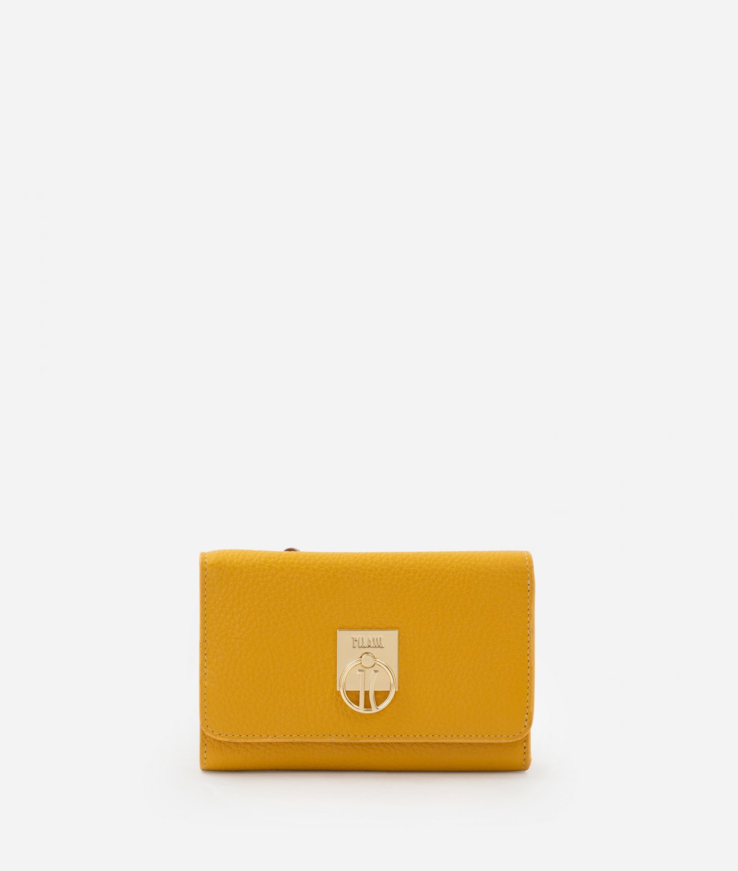 Deco Coast medium bifold wallet Golden Yellow,front