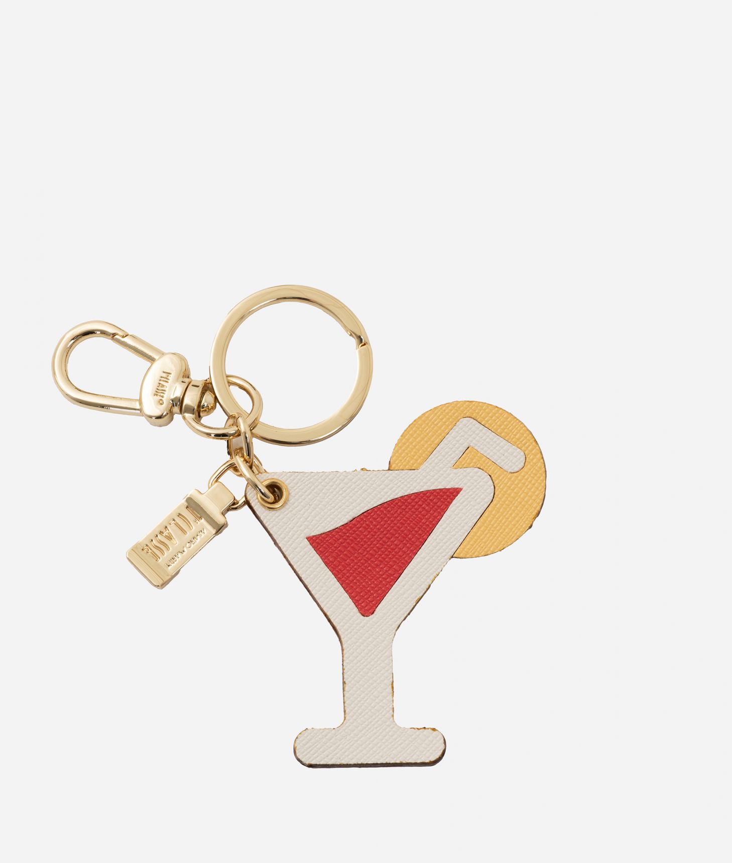 Cocktail keychain Multicolor,front