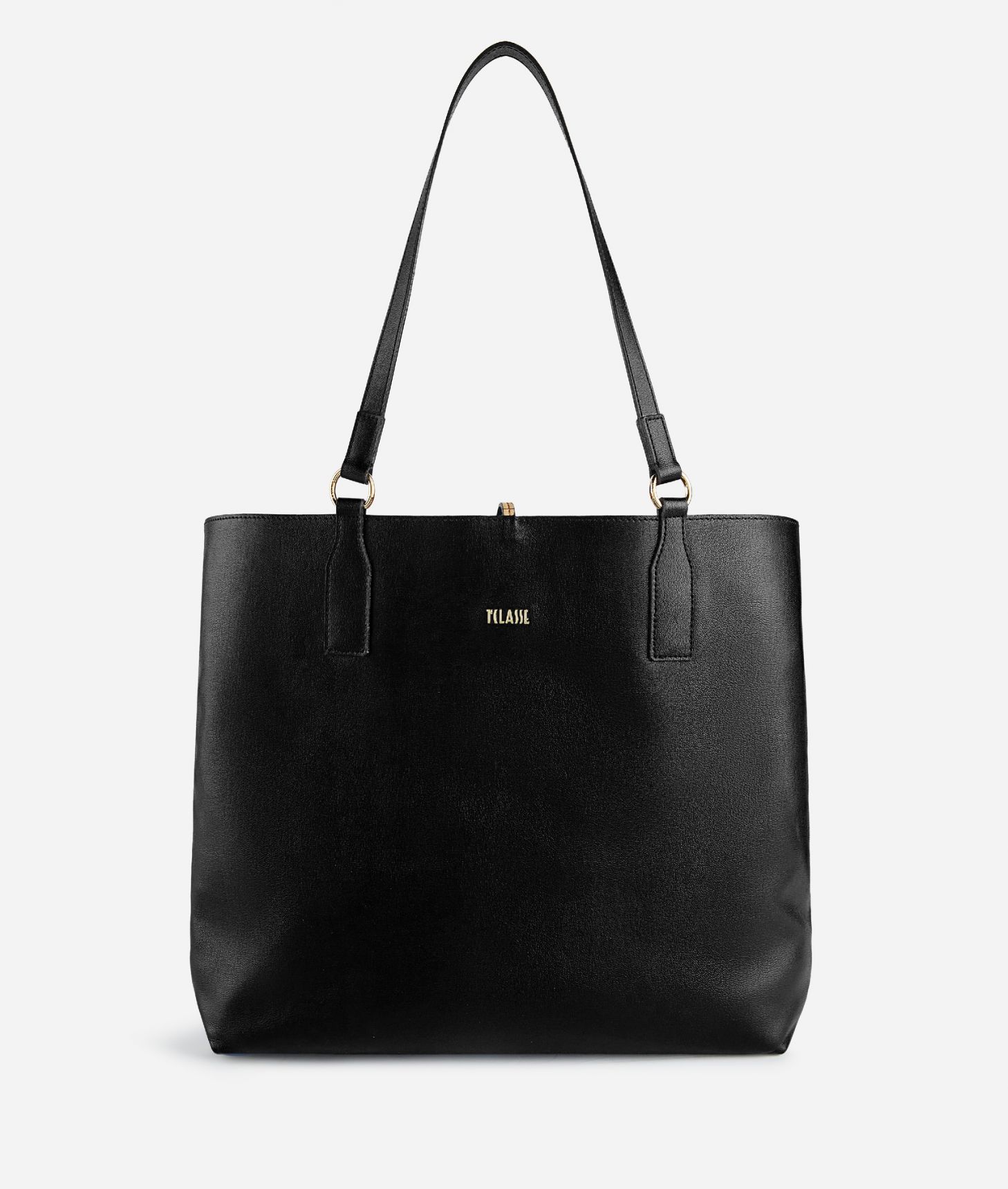 Two-Way Bag reversible shopper bag Black,front