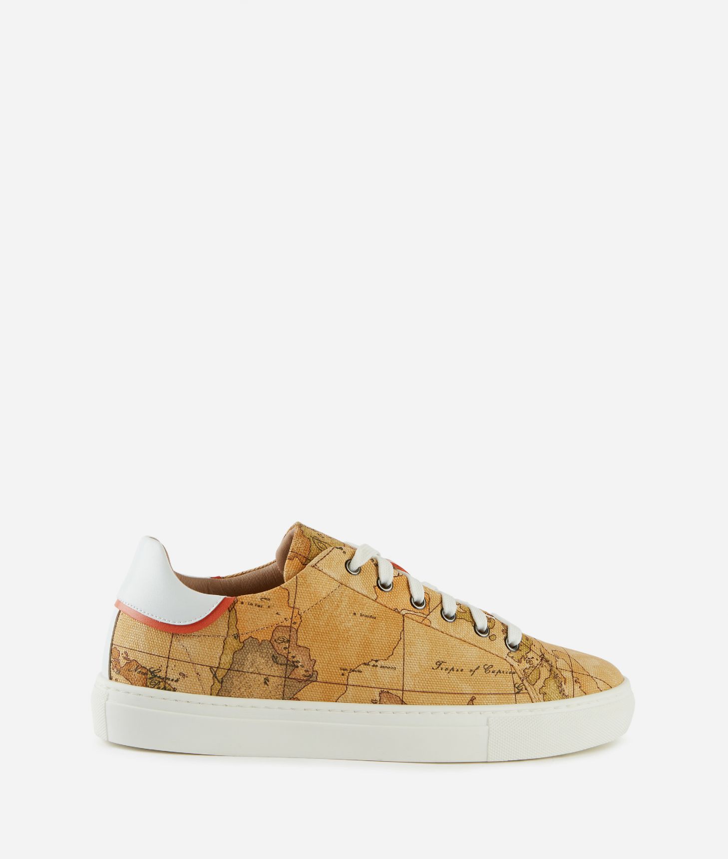 Sneakers in canvas stampa Geo Classic,front