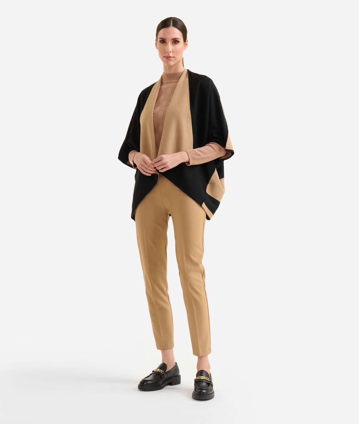 Gilet with 1ᴬ Classe logo Natural,front