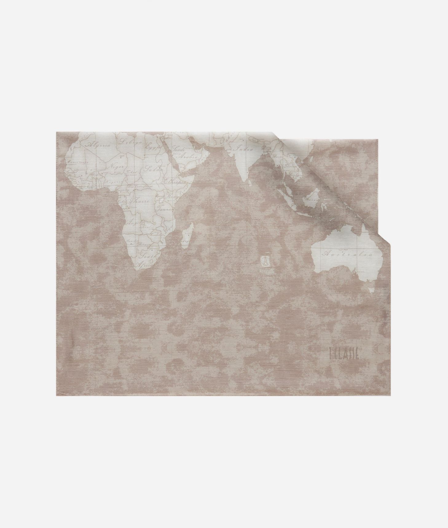 Geo Color stole 60x185 Light Taupe,front