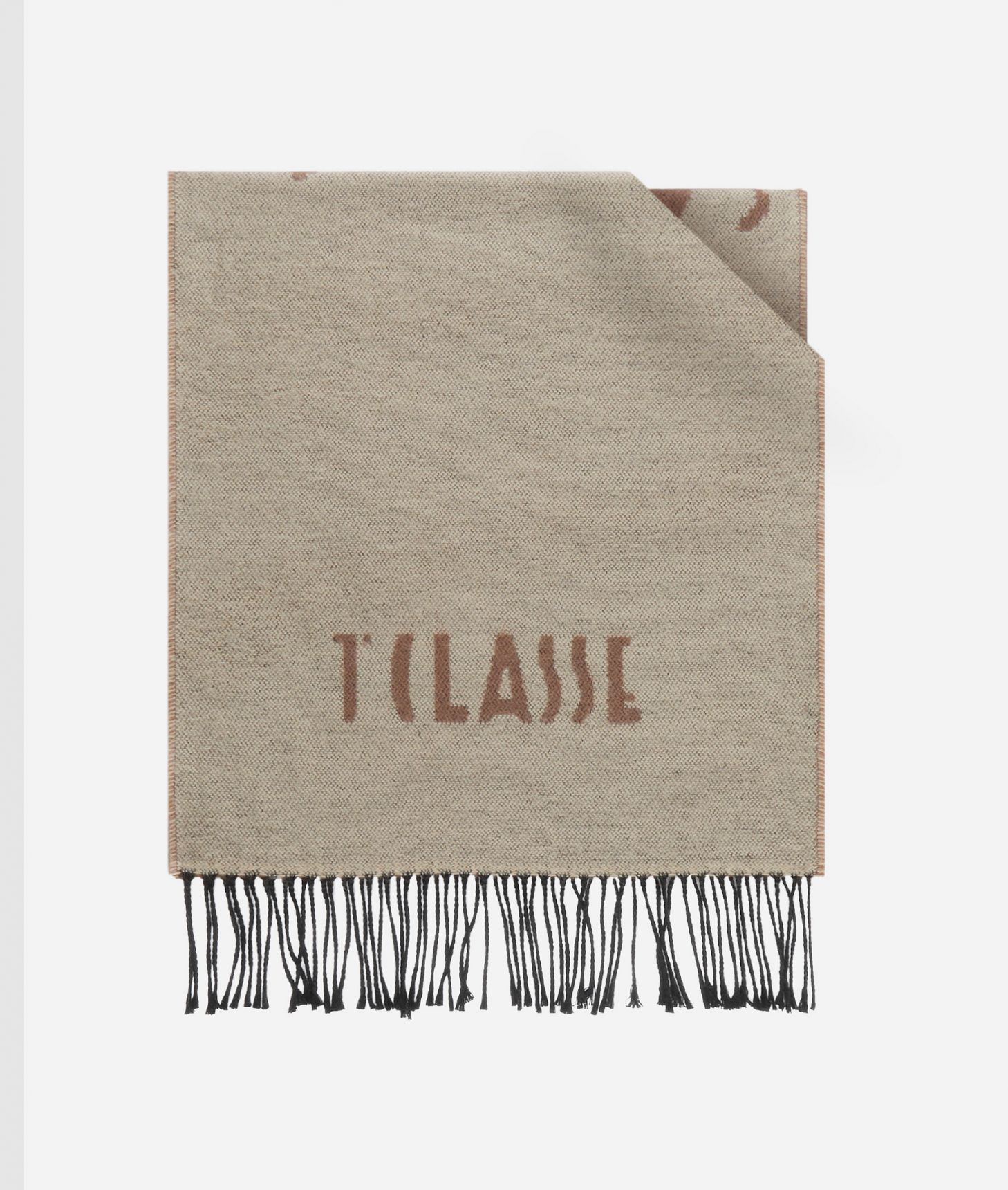 Geo Full scarf 40x180 Natural,front