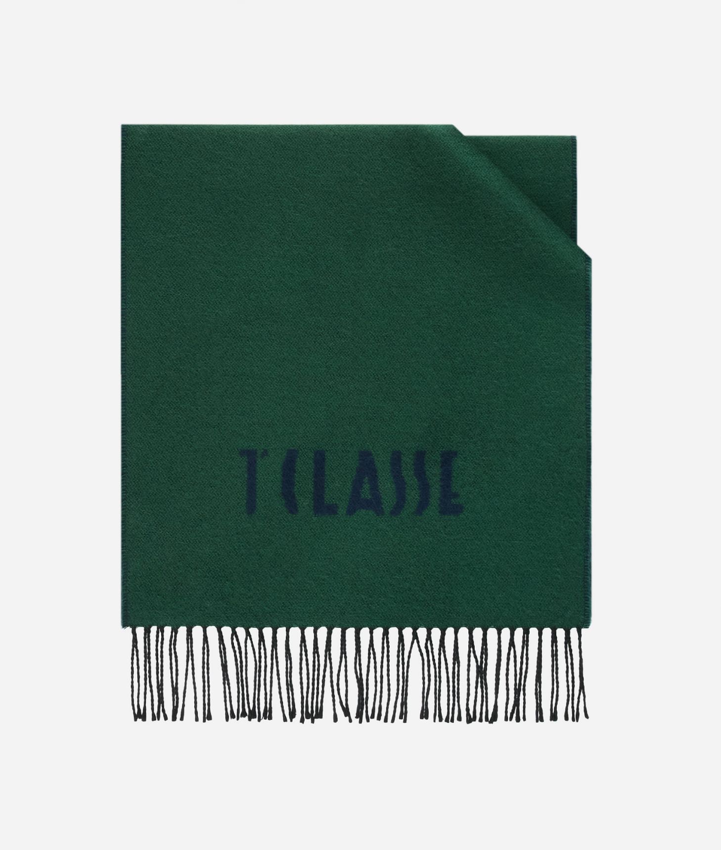 Geo Full scarf 40x180 Dark Teal,front