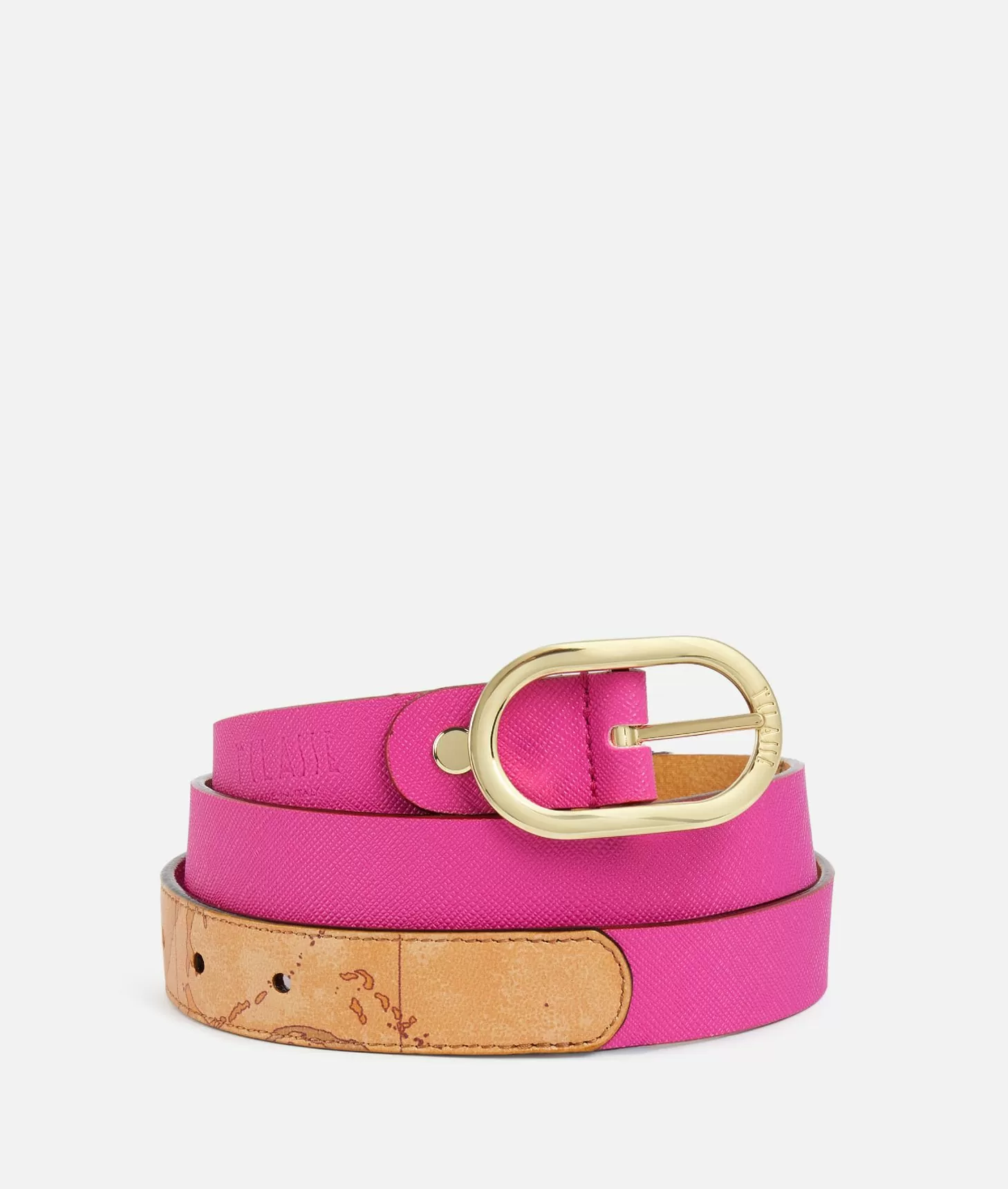 ALVIERO MARTINI PRIMA CLASSE Digital City reversible belt Magenta