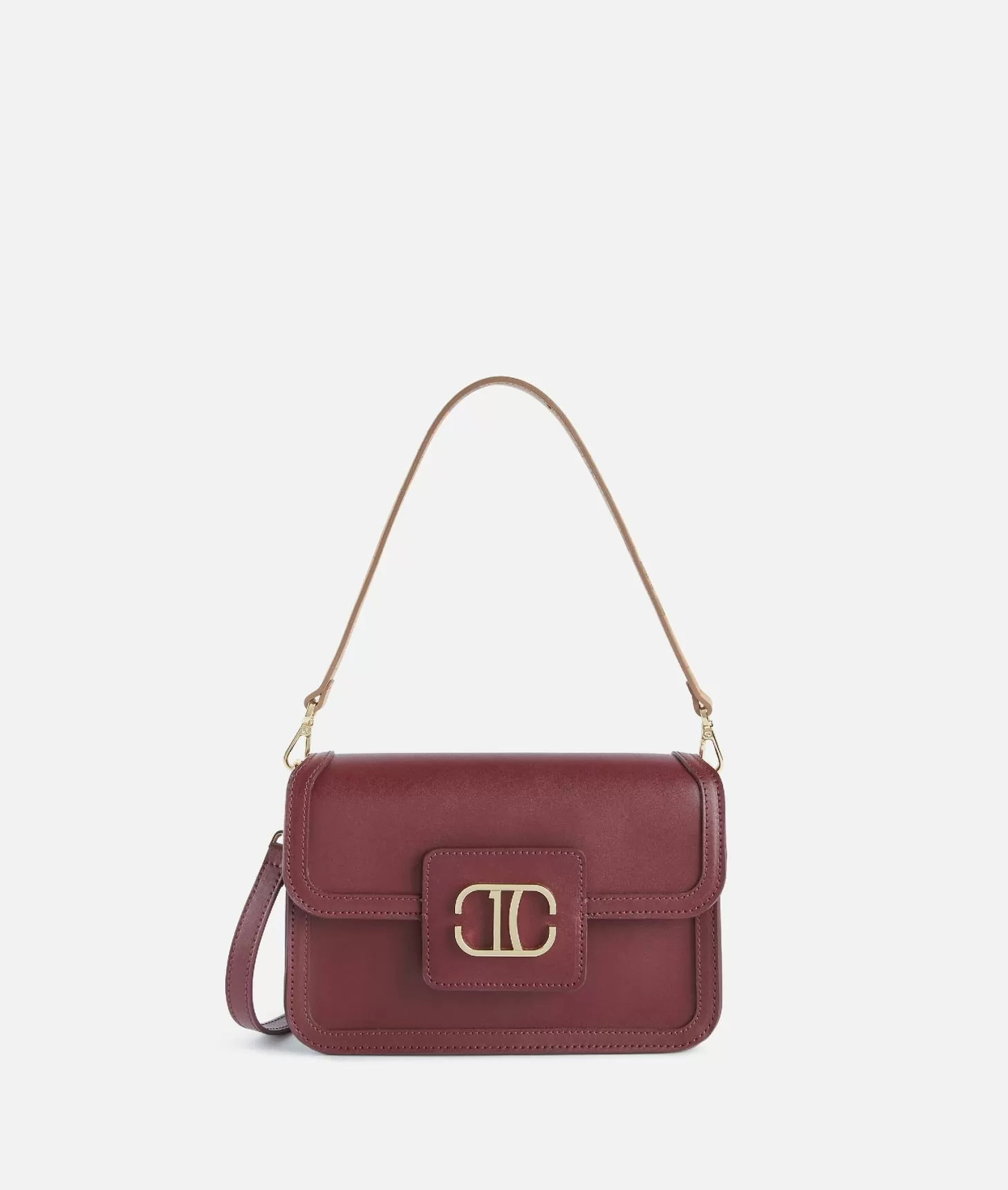 ALVIERO MARTINI PRIMA CLASSE Frame Bag small flap crossbody bag Burgundy