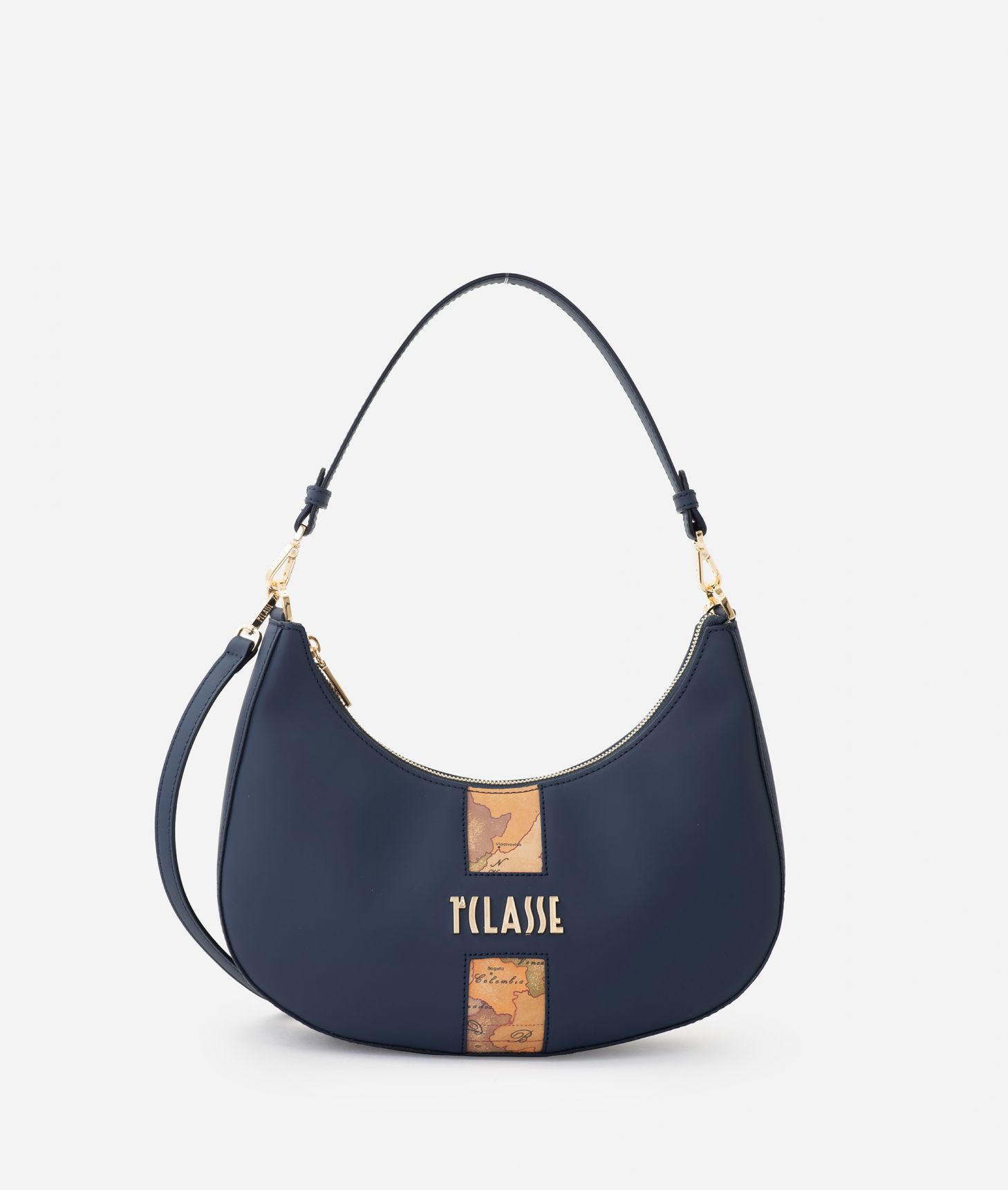 Journey Geo sottospalla a mezzaluna Blu Navy,front