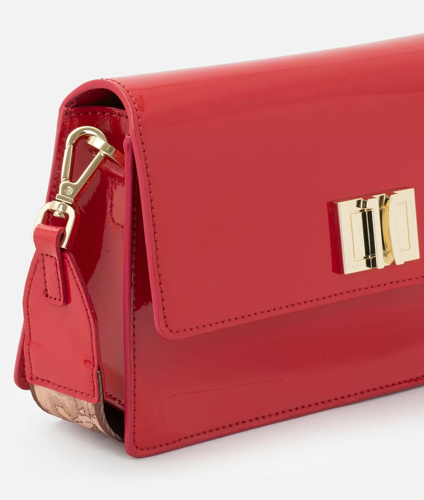 Red patent leather crossbody bag sale