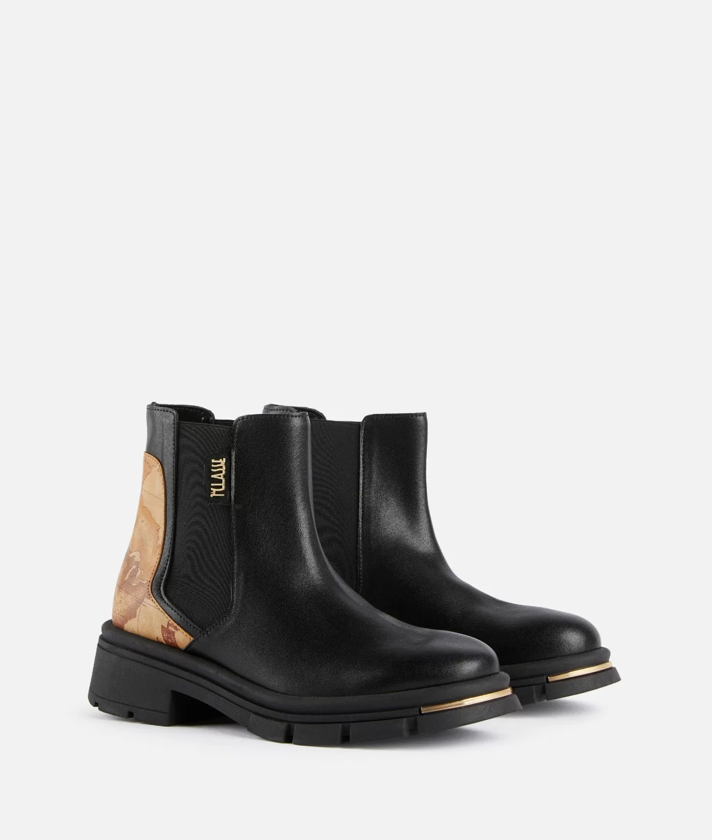 Gold tipped boots best sale