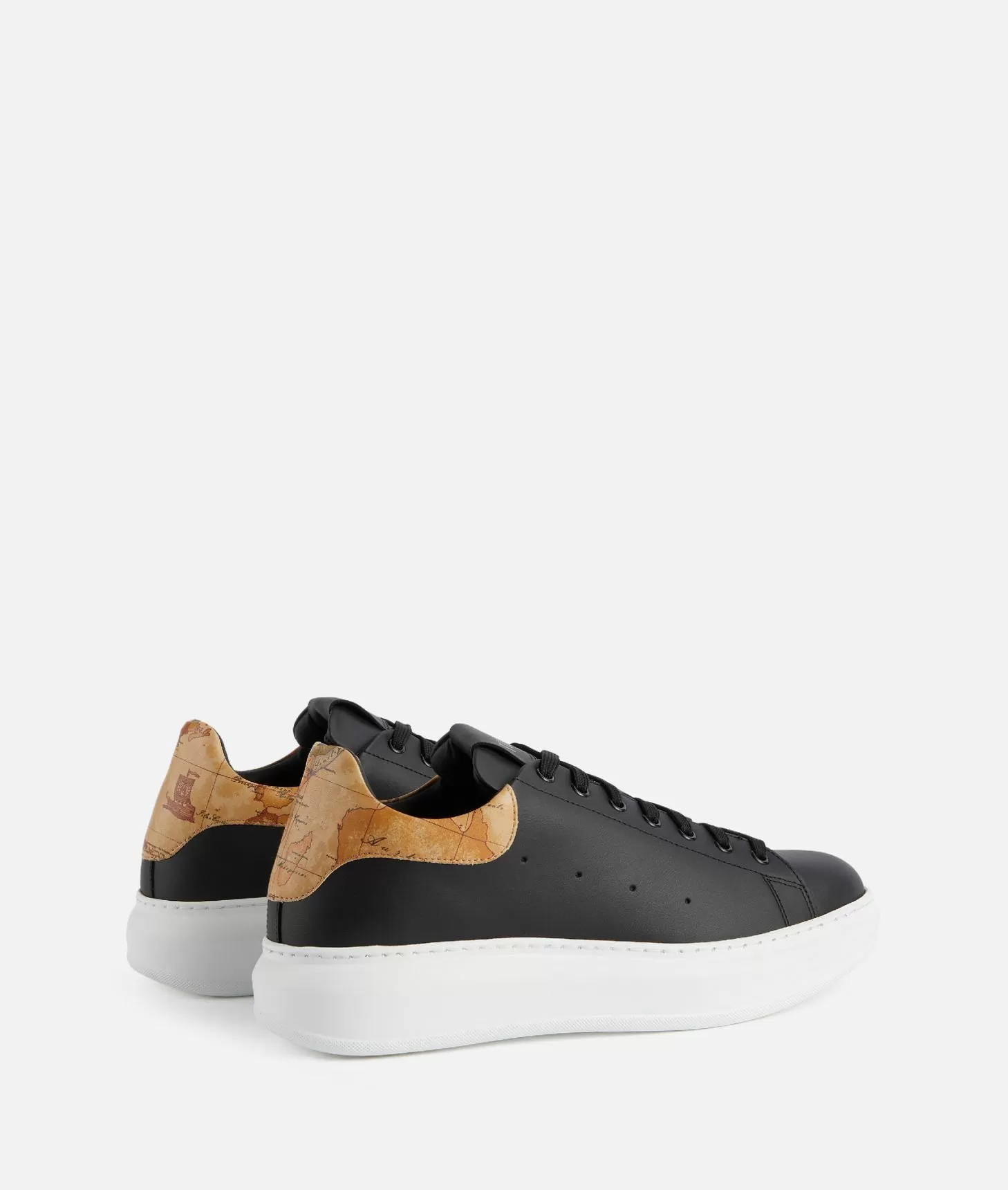 ALVIERO MARTINI PRIMA CLASSE - Smooth leather sneakers Black