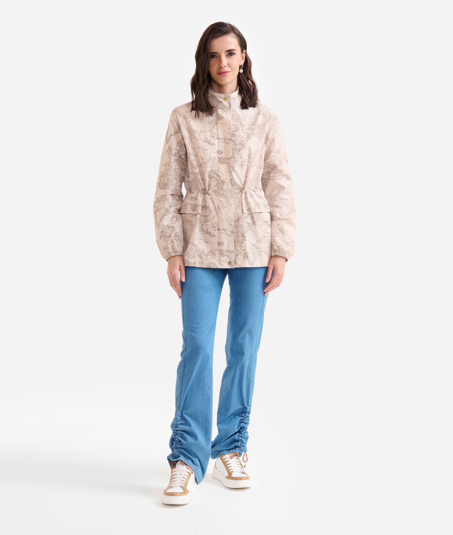 Technical nylon safari jacket Geo Safari,front