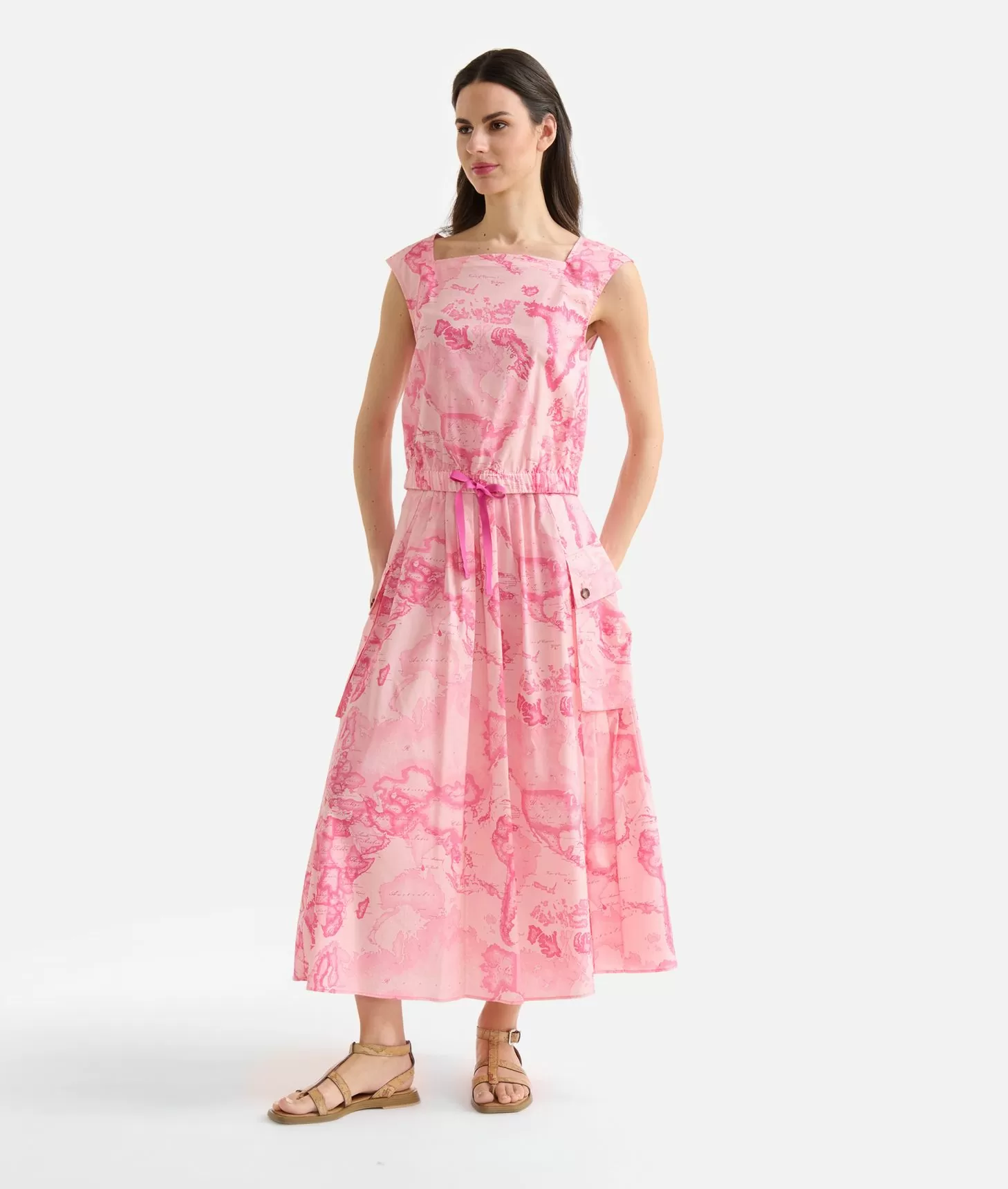 ALVIERO MARTINI PRIMA CLASSE - Long stretch cotton poplin