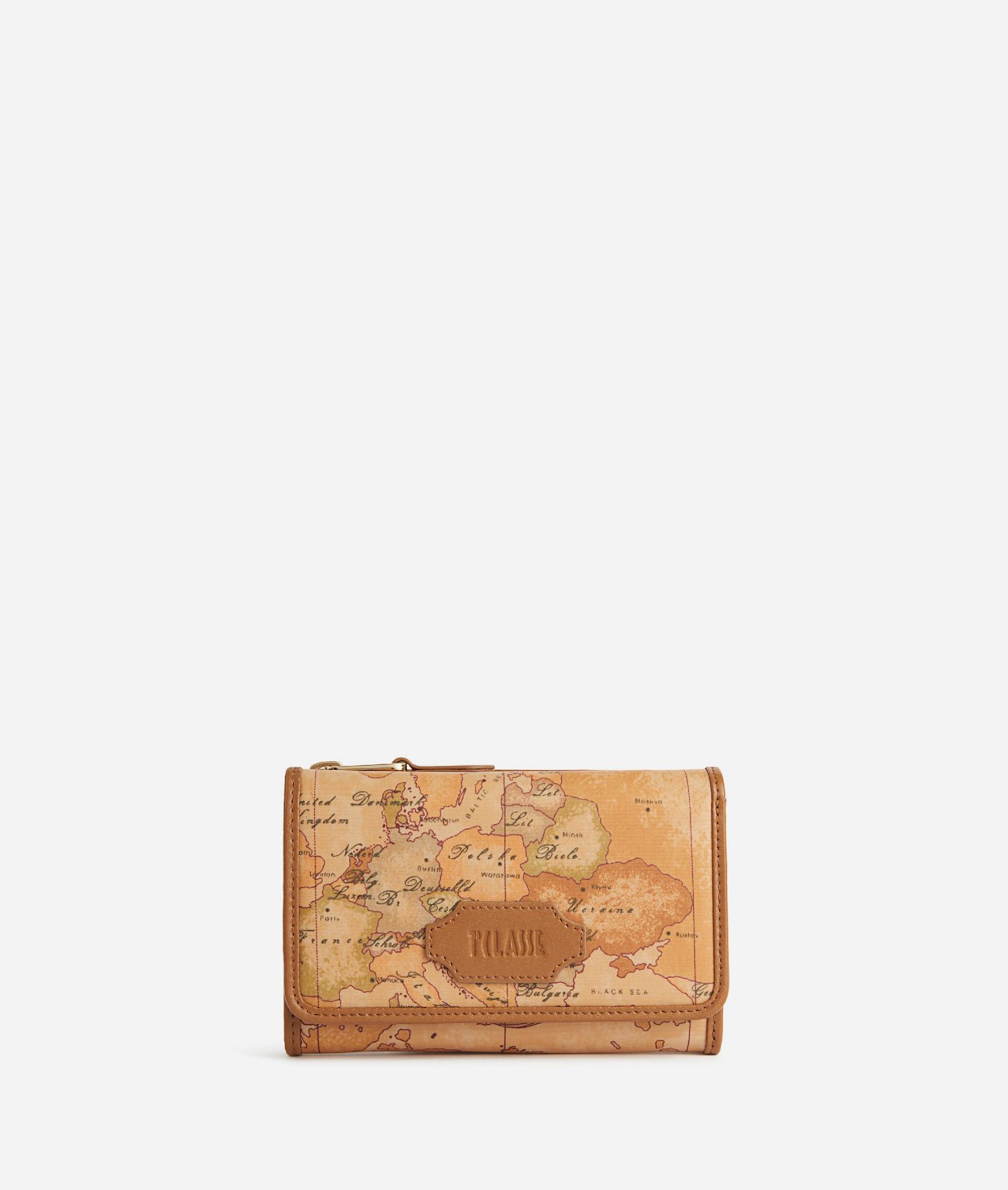Soft Fusion medium bifold wallet Leather Brown,front