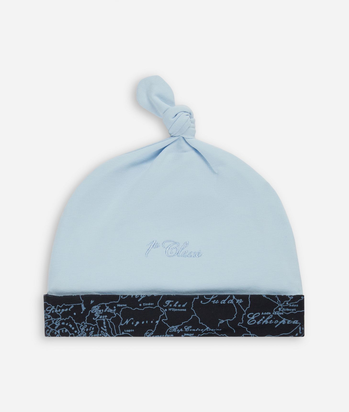 Geo Sky cotton cap Sky Blue,front