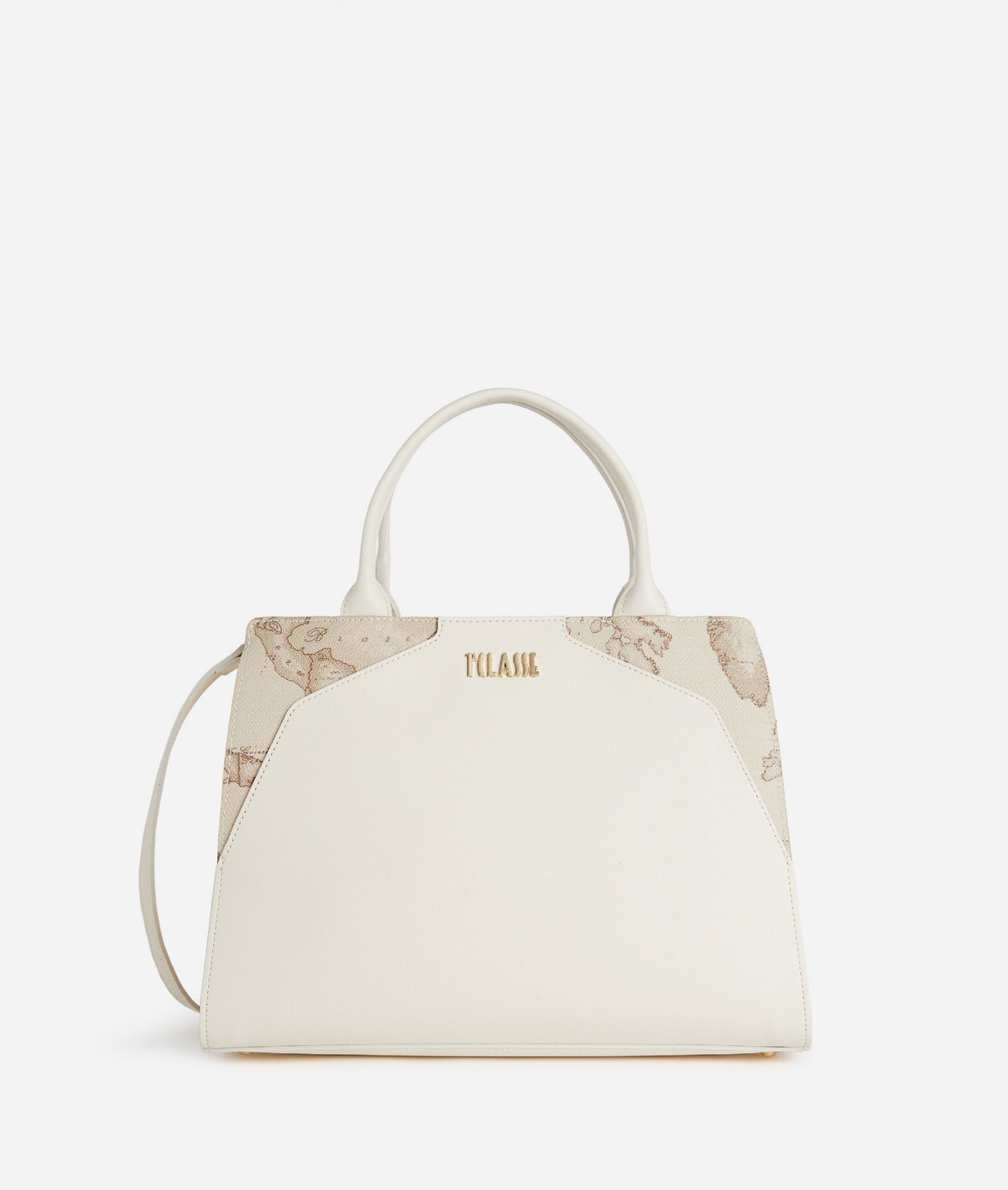 Java City borsa a mano grande con inserto Geo Safari,front