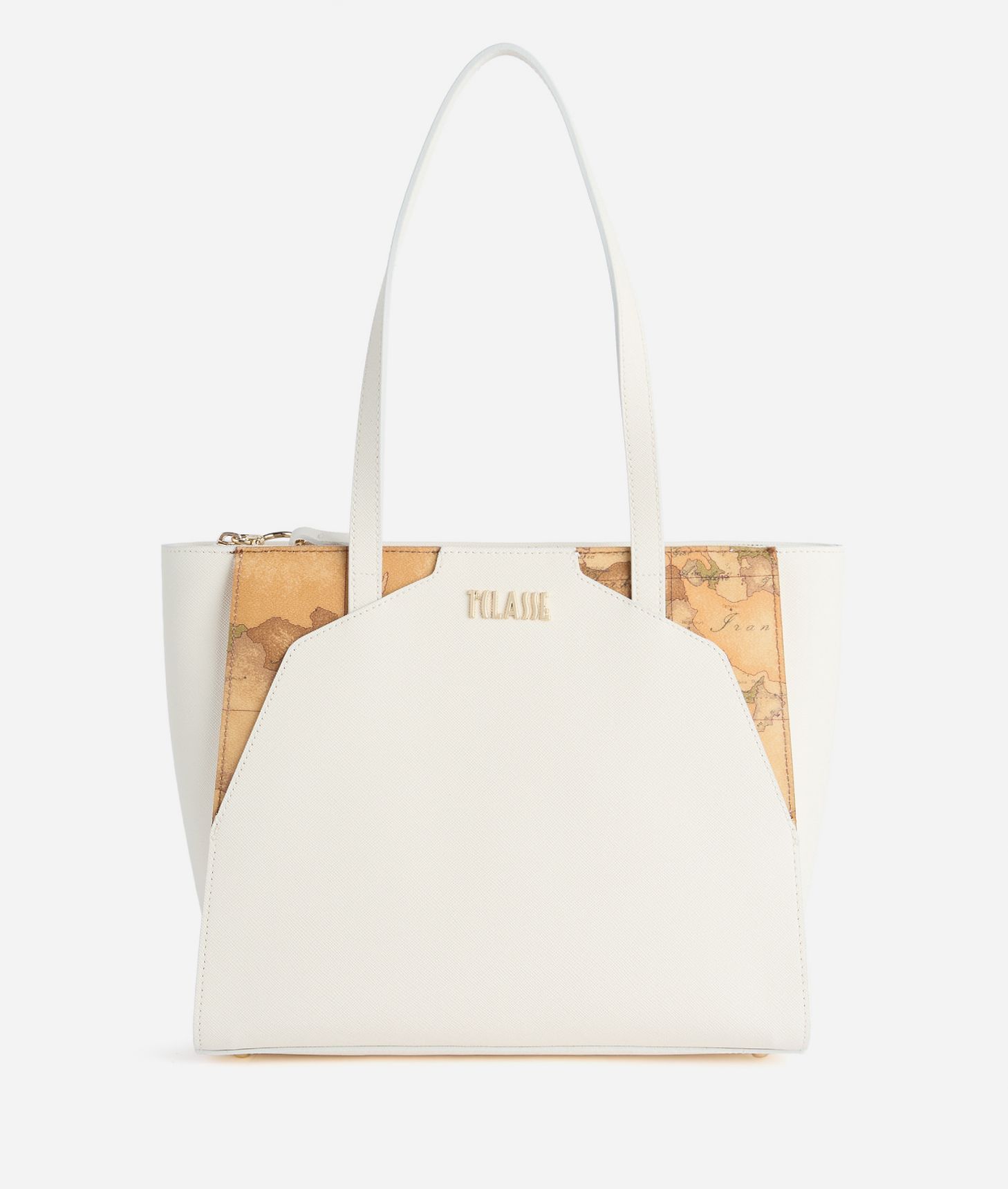 Java City medium shopper bag Ivory,front