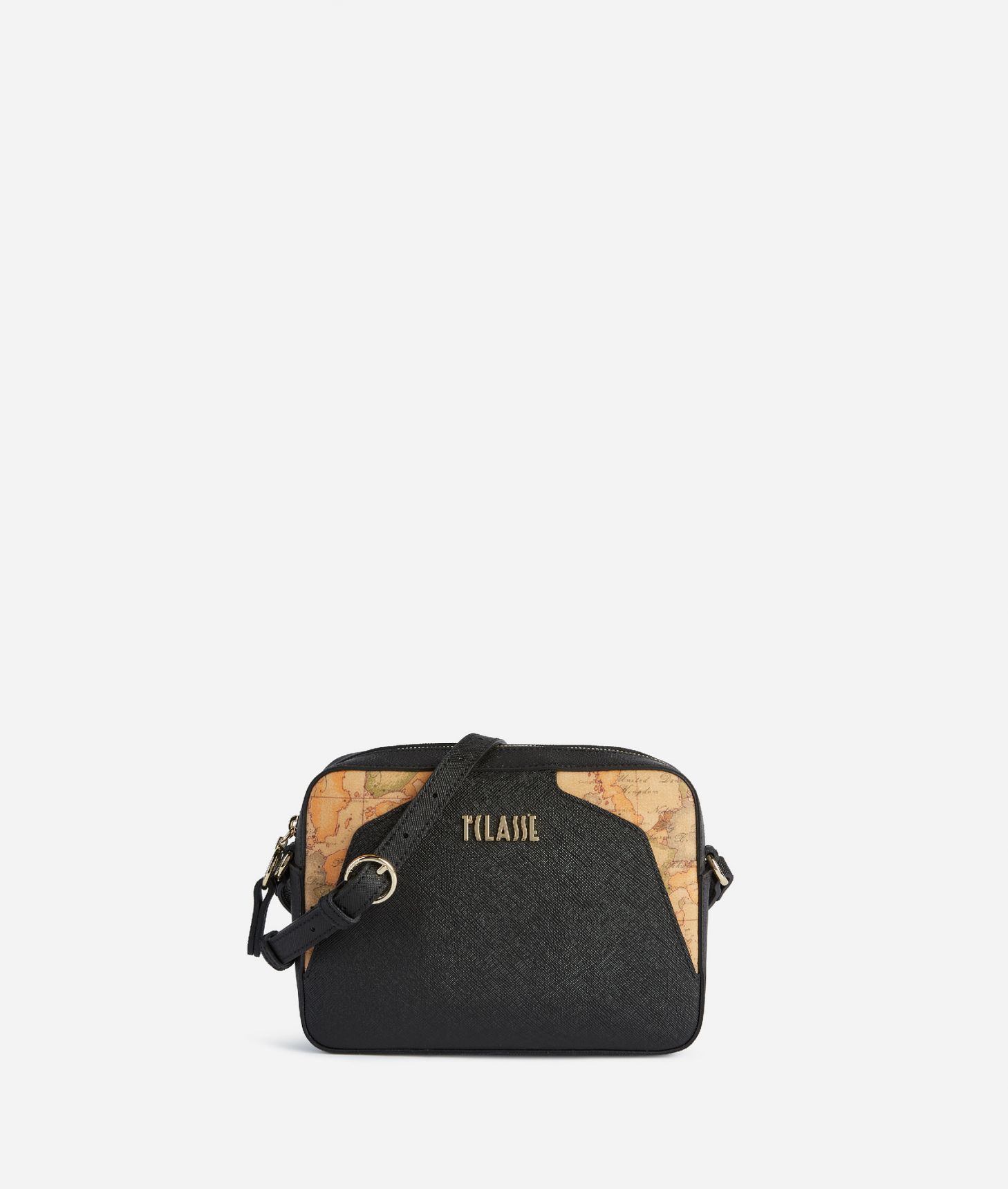 Java City reporter crossbody bag Black,front