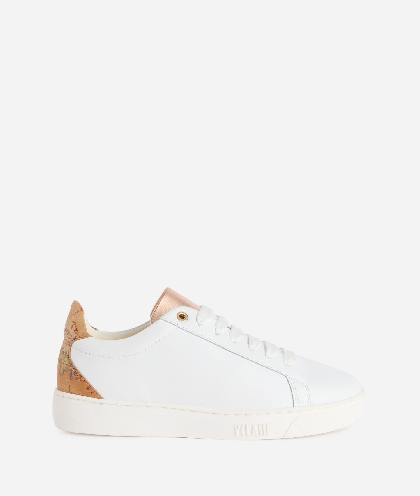 Smooth leather sneakers White,front