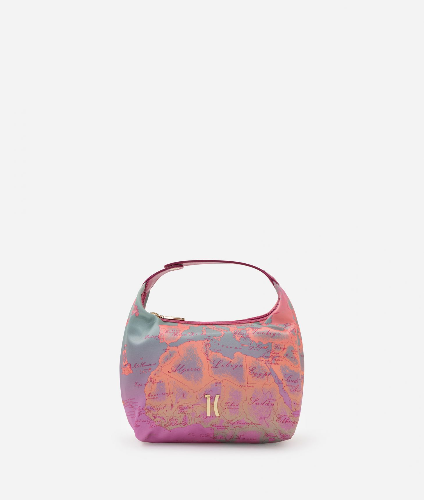 Beauty case con manichetto Multicolor,front