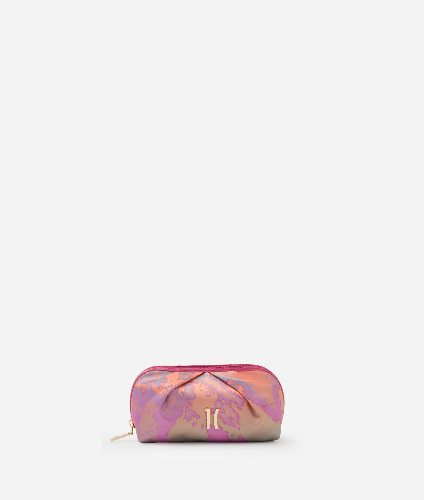 Small beauty case with tuck detail Multicolor,front