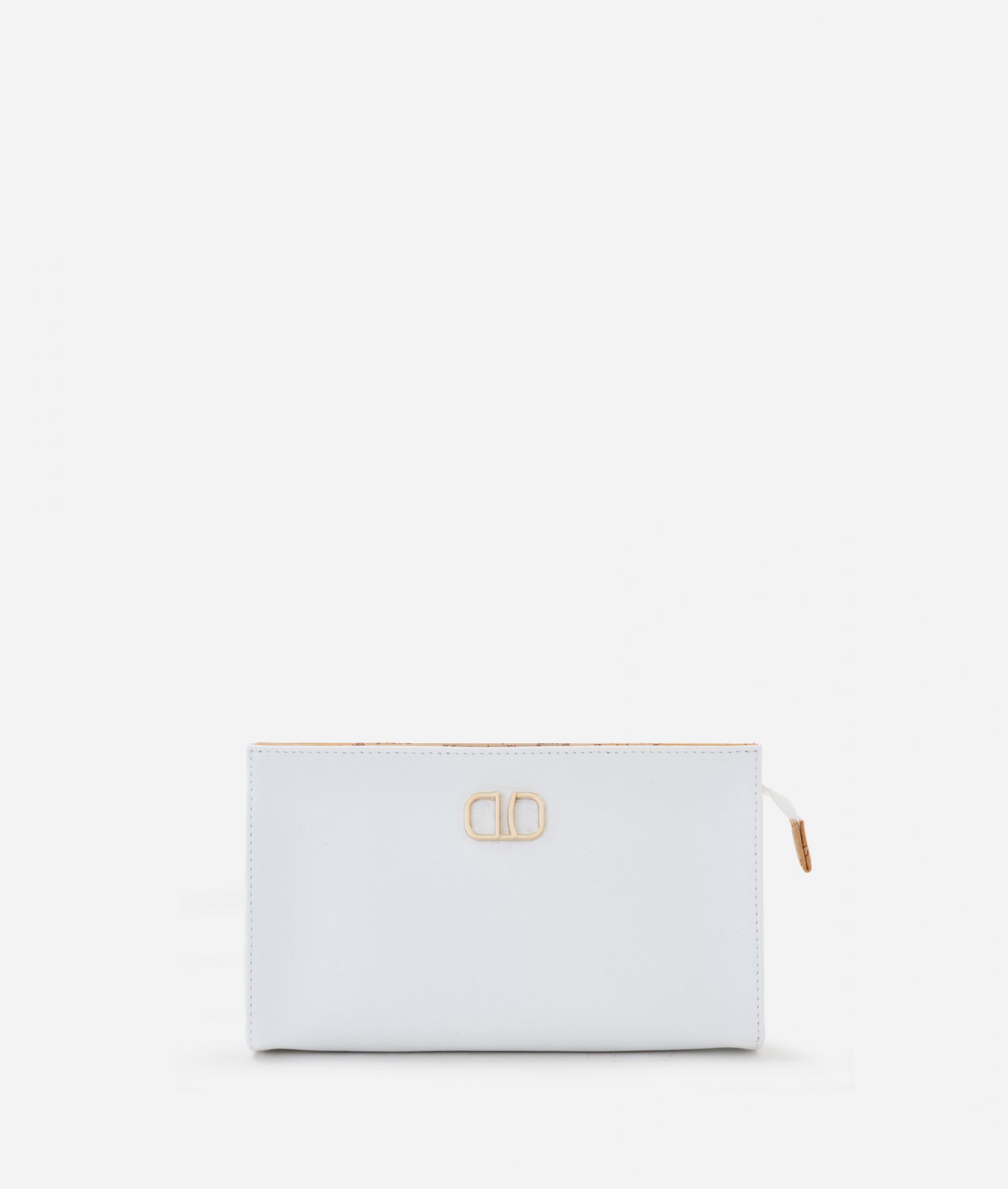 Large pouch with 1C detail White,front