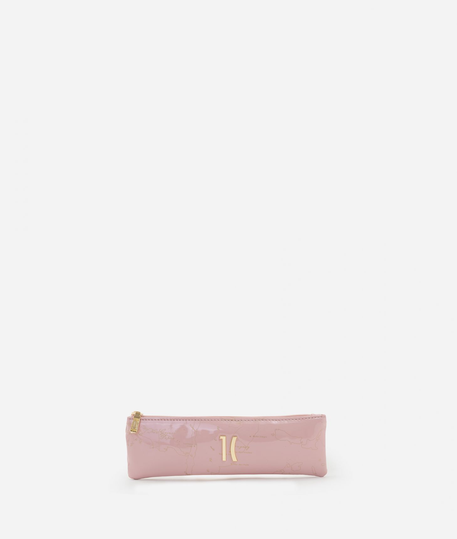 Flat pencil case Powder Pink,front