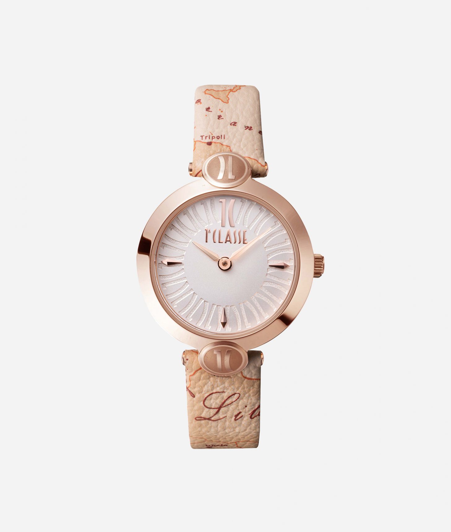 Madeira orologio con cinturino in pelle Geo Safari,front