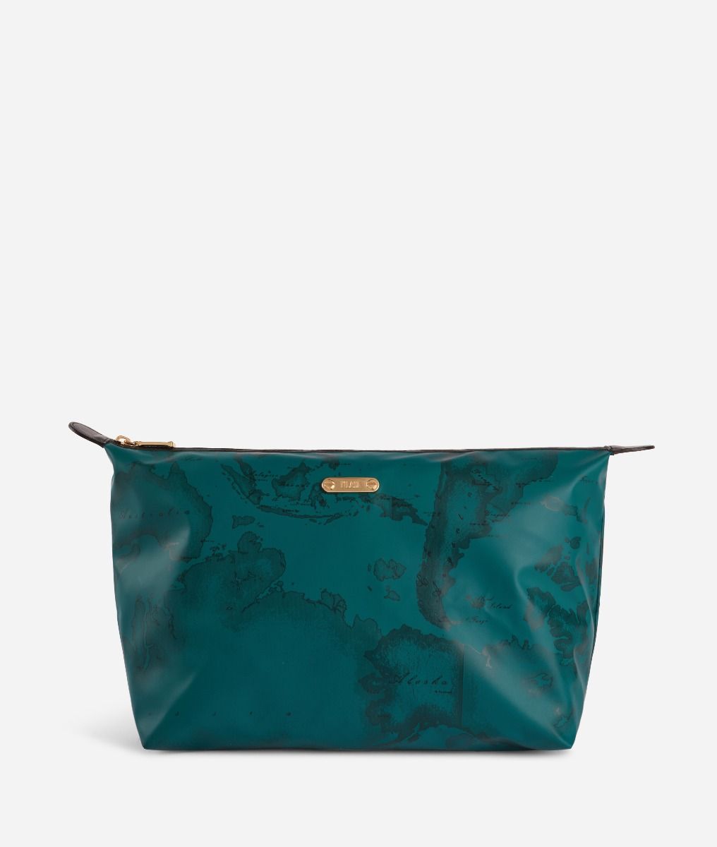 Necessaire-beauty Dark Green,front