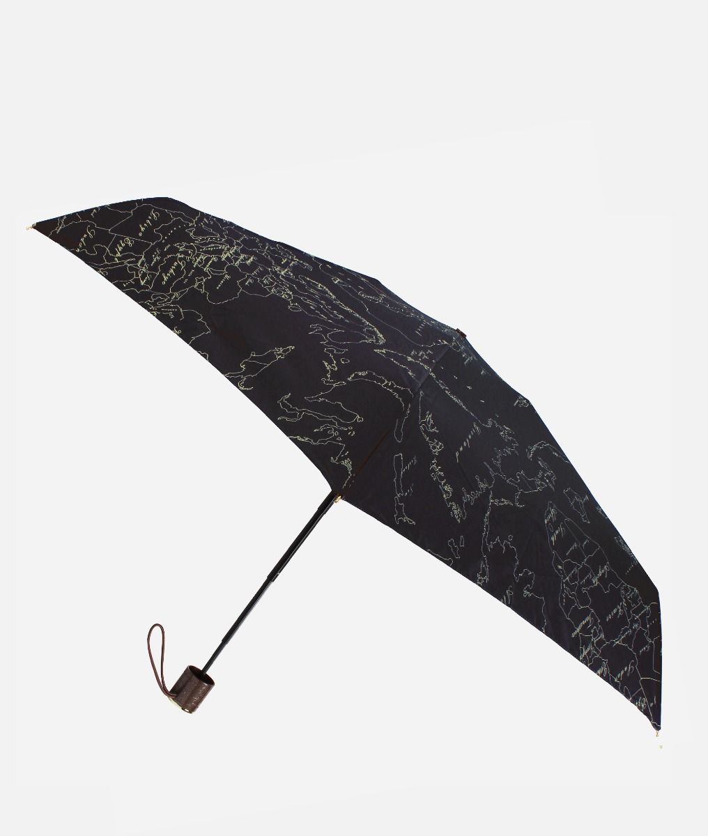 Geo Supermini umbrella with case Black,front