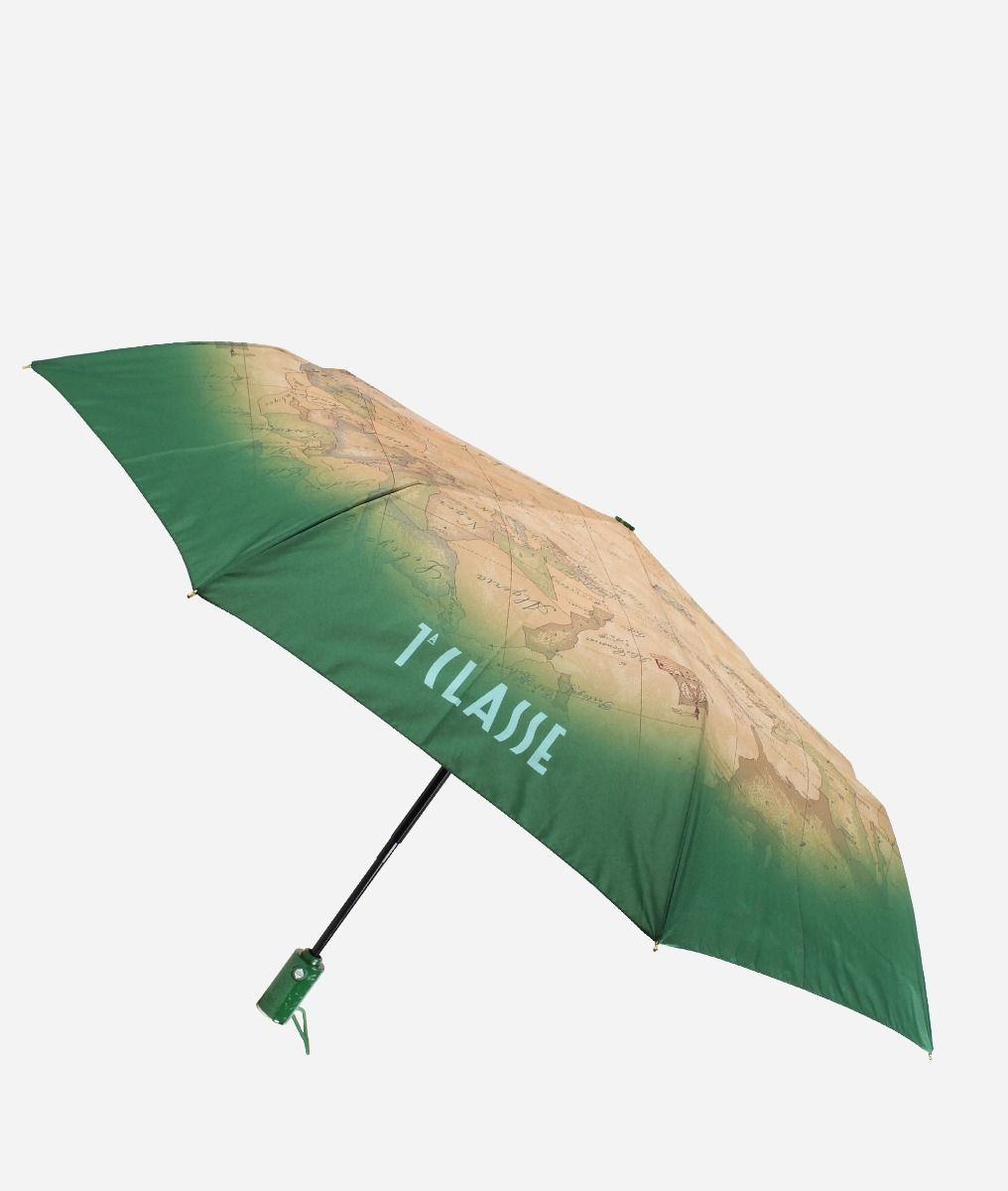 Geo Gradient mini umbrella Green,front