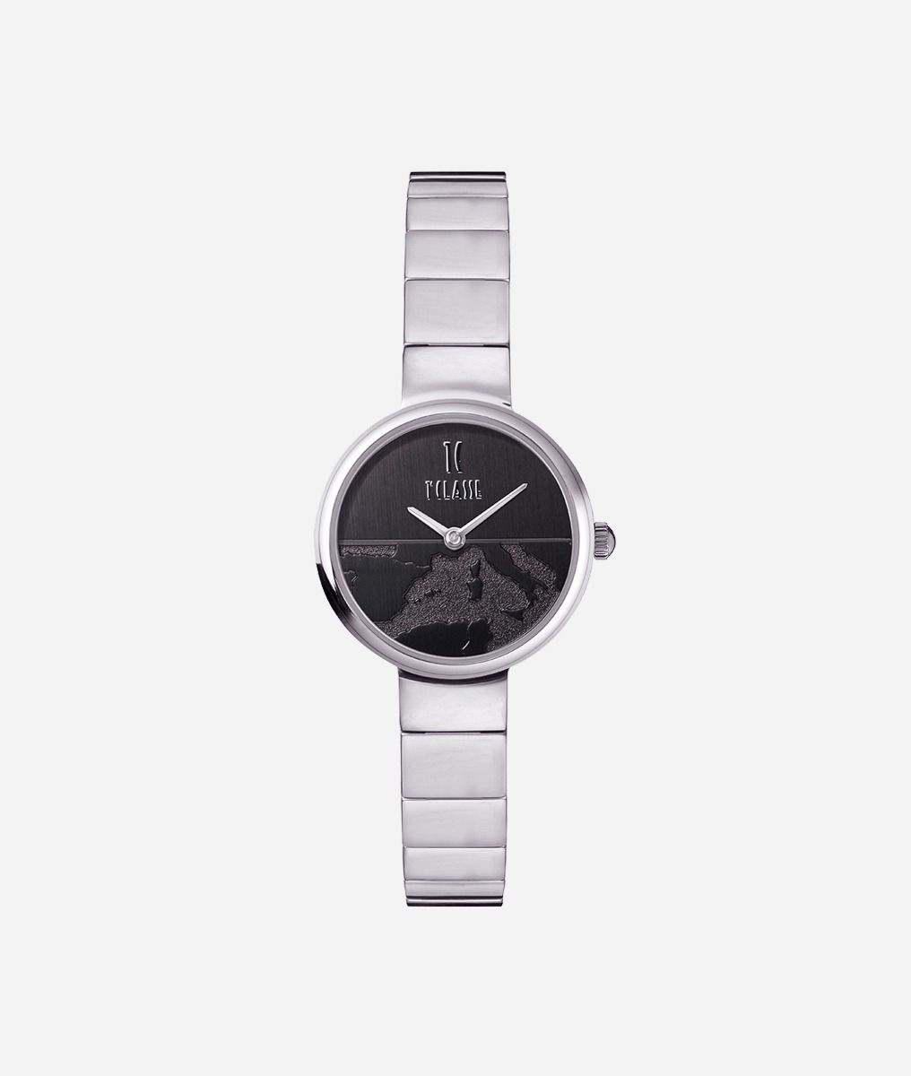 Djerba stainless steel watch Silver,front