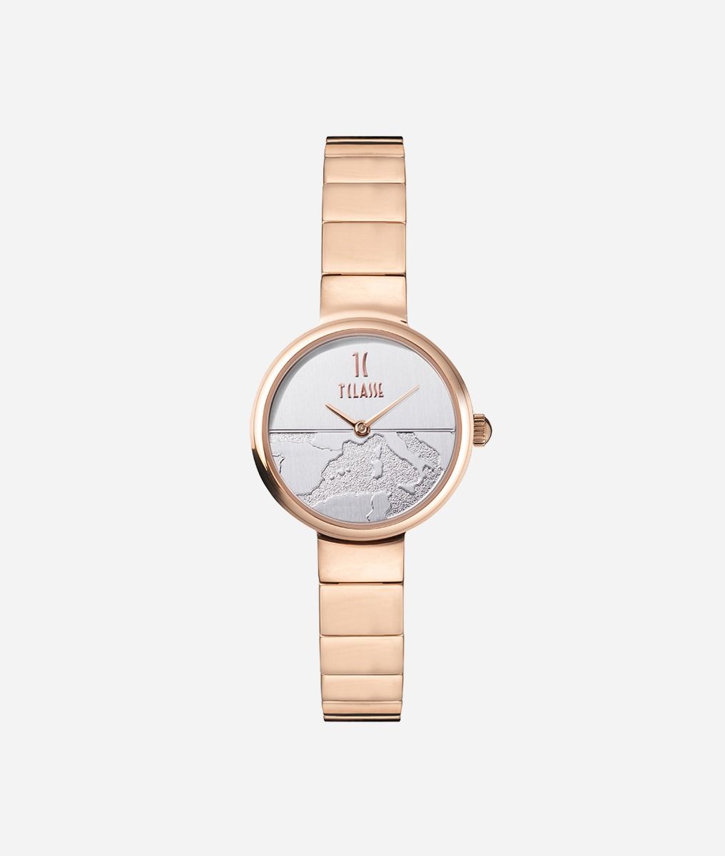 Djerba stainless steel watch Rose Gold,front