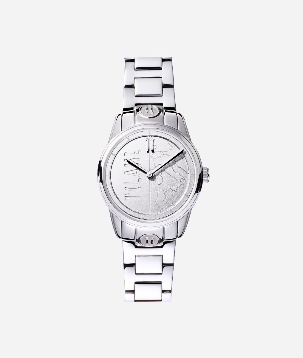 Nice steel watch Silver,front
