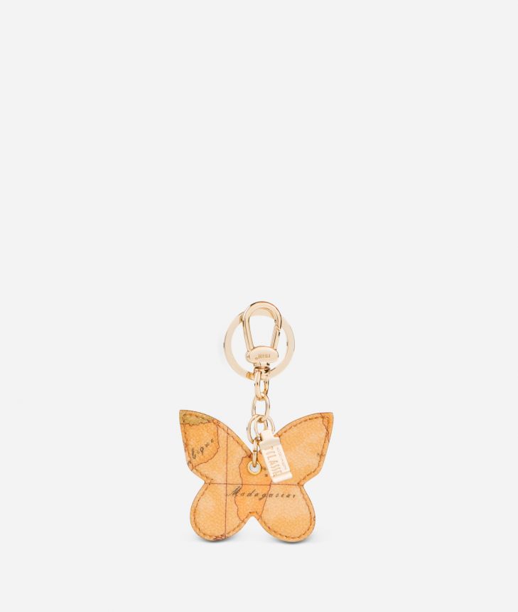 Geo Classic Butterfly shaped key ring,front