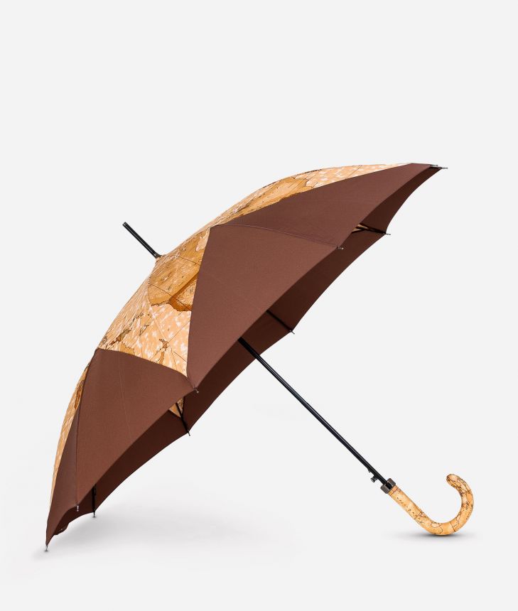 Automatic umbrella in bicolour Geo Classic fabric,front