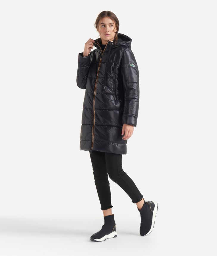 long black padded coats