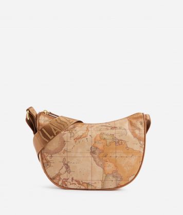 Geo Soft small halfmoon crossbody bag