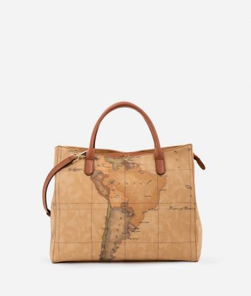 Geo Classic large handbag with shoulder strap