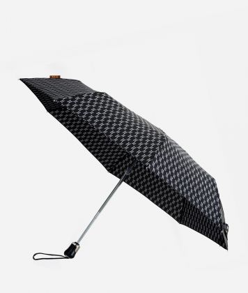 Open-close umbrella in Monogram fabric Black