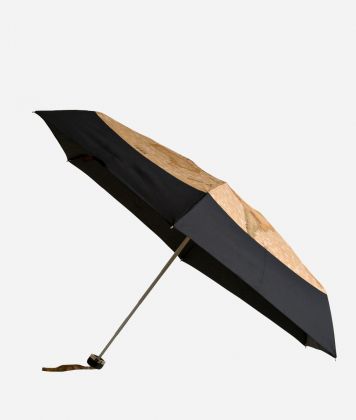 Mini umbrella in black-Geo Classic fabric