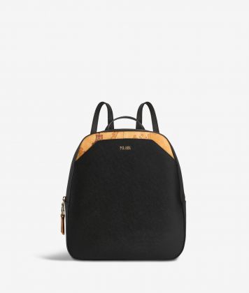 Palace City backpack in saffiano fabric black