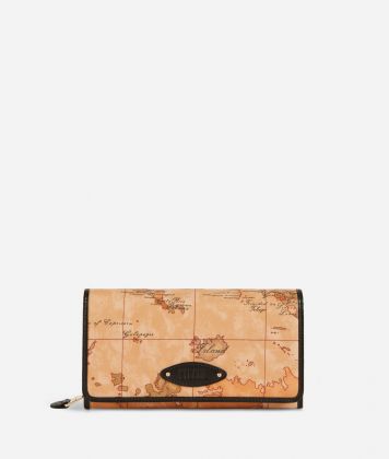 Fairy Soft large wallet in Geo Classic print Black