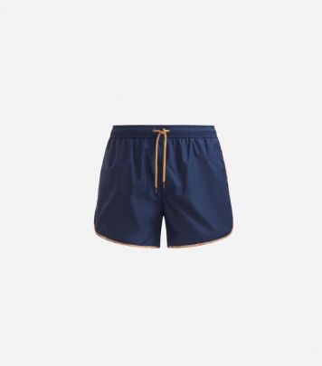 Boxer short with Geo Classic details Navy Blue