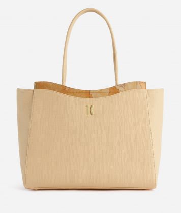 Shopping bag Geo Cool Natural