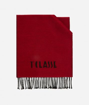Small Logo scarf 40 x 180 Scarlat Red