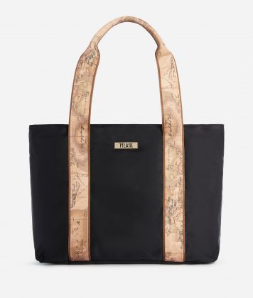 2000’s Nylon shopper bag Black 