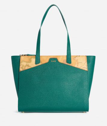 Glam City large shopper bag Emerald Green