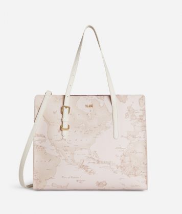 Diana shopping bag with service pouch Geo Nude
